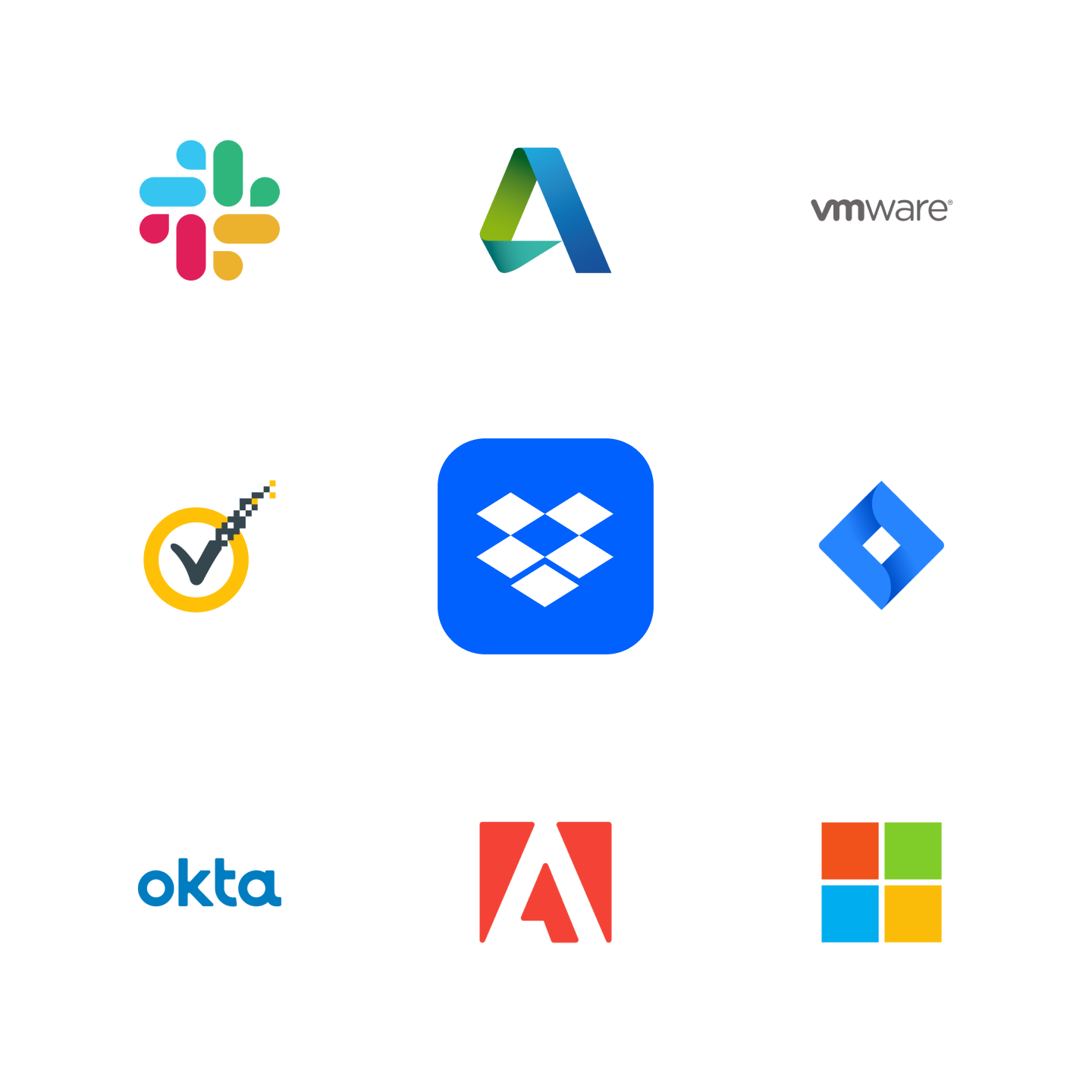  Dropbox 集成的公司图标
